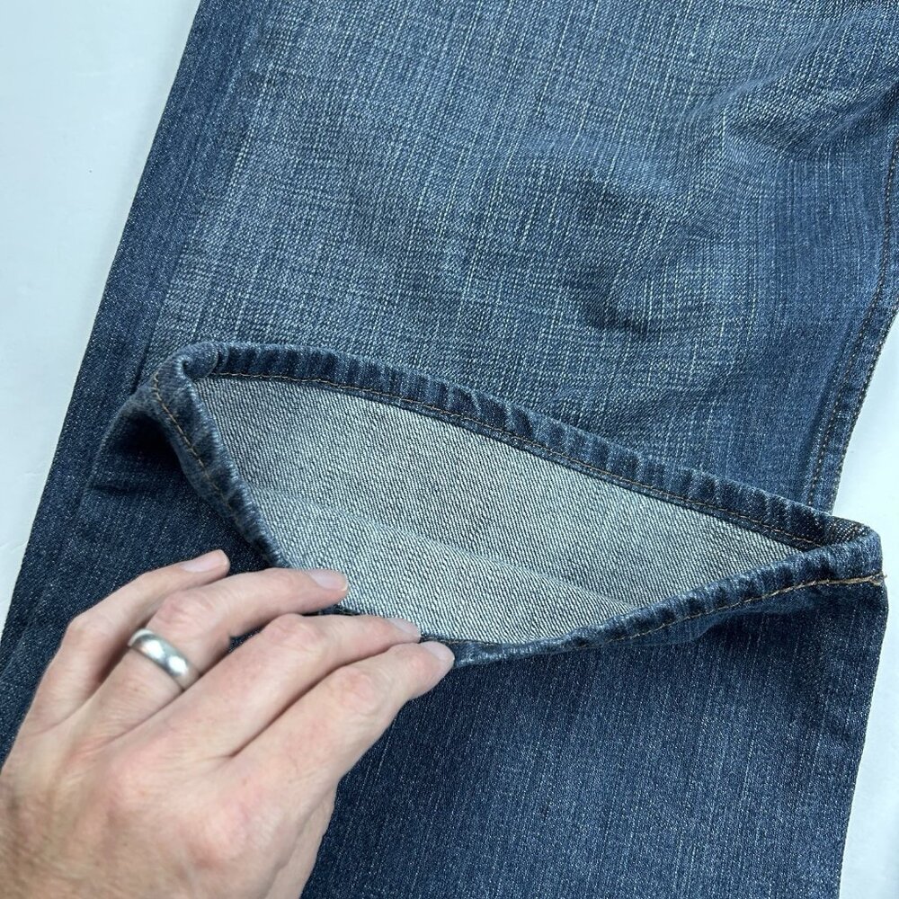 Y2K Levi's 569 Jeans Denim Pants Loose Straight Size 42x32  Dark Wash NWT Baggy - Picture 12 of 16